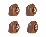Universal 35mm Copper Cooker Control Knob Pack of 4