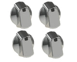 Universal 40mm Chrome Cooker Control Knob Pack of 4