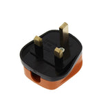 13 Amp 230V UK 3 Pin Heavy Duty Orange Rewireable Plug